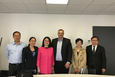 湖北经济学院代表团访问思图迪教育联盟