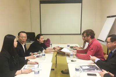 中国传媒大学南广学院代表团访问思图迪教育联盟