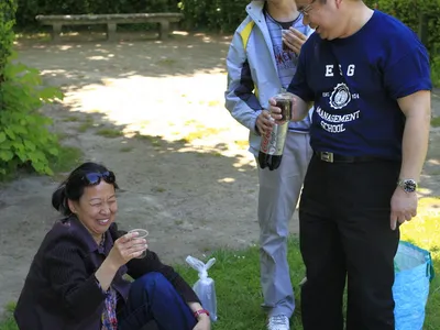 枫丹白露踏春郊游